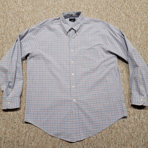 Brooks Brothers Other - Brooks Brothers 346 Shirt Mens Large Multi Plaid Oxford Button Down Long‎ Sleeve